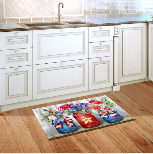American Flowers Doormat