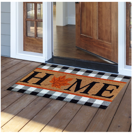 Fall Home Coir Doormat