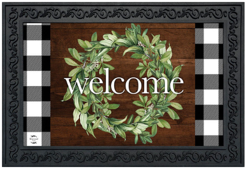 Farmhouse Wreath Doormat
