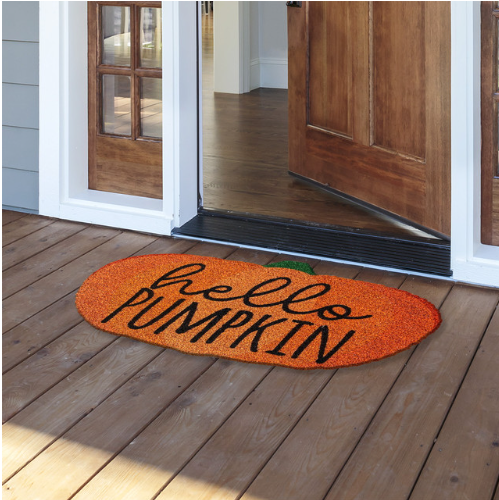Hello Pumpkin Coir Doormat