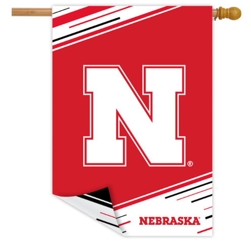 University of Nebraska NCAA Licensed Double-Sided House Flag